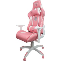 INSTIGO Silla Gamer Ergonómica Silla de Oficina y Escritorio Ejecutiva (Rosa & Blanco)