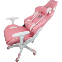 INSTIGO Silla Gamer Ergonómica Silla de Oficina y Escritorio Ejecutiva (Rosa & Blanco)