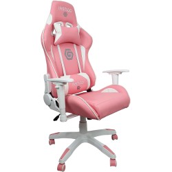 INSTIGO Silla Gamer Ergonómica Silla de Oficina y Escritorio Ejecutiva (Rosa & Blanco)