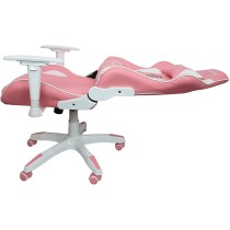 INSTIGO Silla Gamer Ergonómica Silla de Oficina y Escritorio Ejecutiva (Rosa & Blanco)