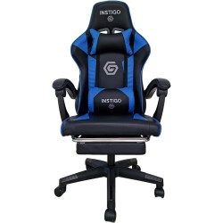 NSTIGO Silla Gamer Ergonómica IG642 Reclinable hasta 135° Silla de Oficina y Escritorio Ejecutiva (Negro & Azul)