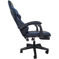 NSTIGO Silla Gamer Ergonómica IG642 Reclinable hasta 135° Silla de Oficina y Escritorio Ejecutiva (Negro & Azul)