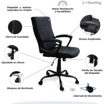 I SEATING Silla Gamer Silla Oficina Escritorio ergonomica reclinable Silla ejecutiva