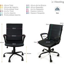 I SEATING Silla Gamer Silla Oficina Escritorio ergonomica reclinable Silla ejecutiva