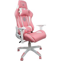 INSTIGO Silla Gamer Ergonómica IG626 Reclinable hasta 180° Silla de Oficina y Escritorio Ejecutiva (Rosa & Blanco)