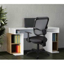 I SEATING Silla Oficina ejecutiva con Soporte en Respaldo para Escritorio para computadora Negra Silla Gamer