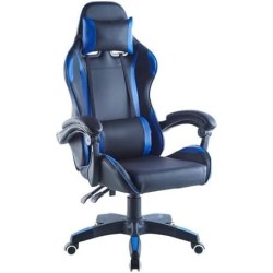 BSD MY HOMEX Silla Gamer Ergonómica para Escritorio de Oficina Silla Giratoría 360 Color Azul