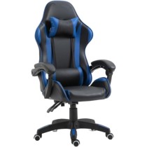 BSD MY HOMEX Silla Gamer Ergonómica para Escritorio de Oficina Silla Giratoría 360 Color Azul