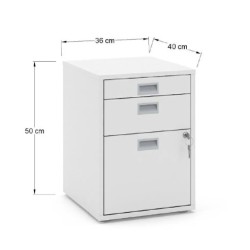 Archivero Cajonera Dos Cajones