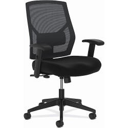 The HON Company BSXVL581ES10T basyx by Task Chair, High-Back Swivel/Tilt, Fabric