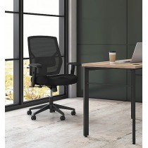 The HON Company BSXVL581ES10T basyx by Task Chair, High-Back Swivel/Tilt, Fabric