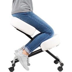 DRAGONN Silla ergonómica de Rodilla, Taburete Ajustable para el hogar y la Oficina