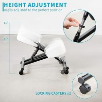 DRAGONN Silla ergonómica de Rodilla, Taburete Ajustable para el hogar y la Oficina