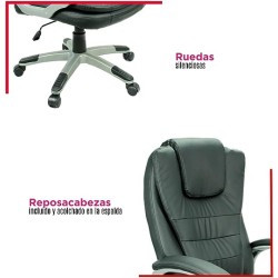 VANLIG Silla de Oficina Estilo Ejecutiva Ergonómica Hidráulica de Lujo