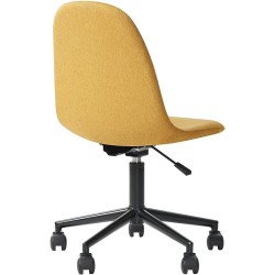Alterego - Silla de Oficina Rolet, Color Mostaza