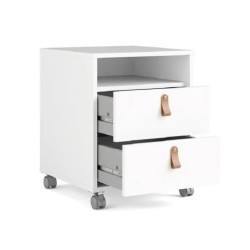 Archivero Práctico Con Ruedas Negro