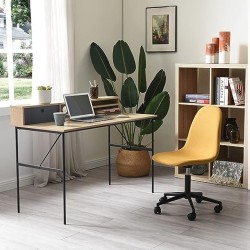 Alterego - Silla de Oficina Rolet, Color Mostaza