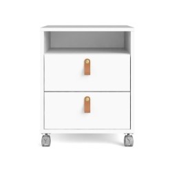 Archivero Práctico Con Ruedas Negro