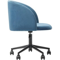Alterego - Silla de Oficina Terciopelo Bliss, Color Azul