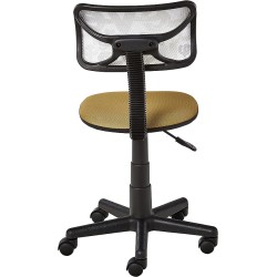 Urban Shop Silla de Trabajo con Ruedas Impresas, Malla para Silla de Amor, 21 cm de Profundidad x 21 cm de Ancho x 28 cm de Alto