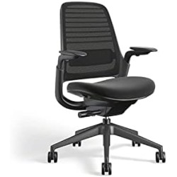 Steelcase 435A00 Series 1 Work Chair Office, Licorice