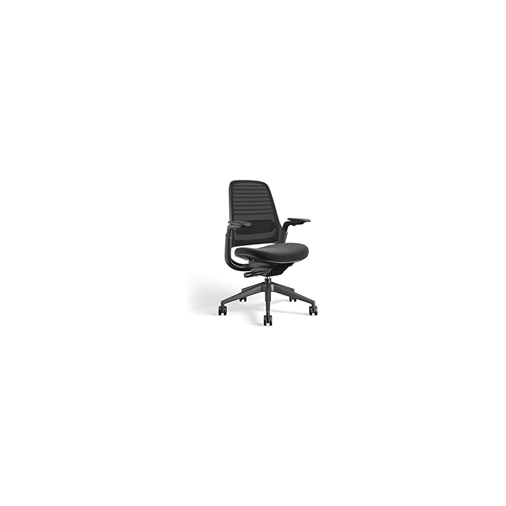 Steelcase 435A00 Series 1 Work Chair Office, Licorice
