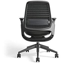 Steelcase 435A00 Series 1 Work Chair Office, Licorice