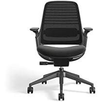 Steelcase 435A00 Series 1 Work Chair Office, Licorice