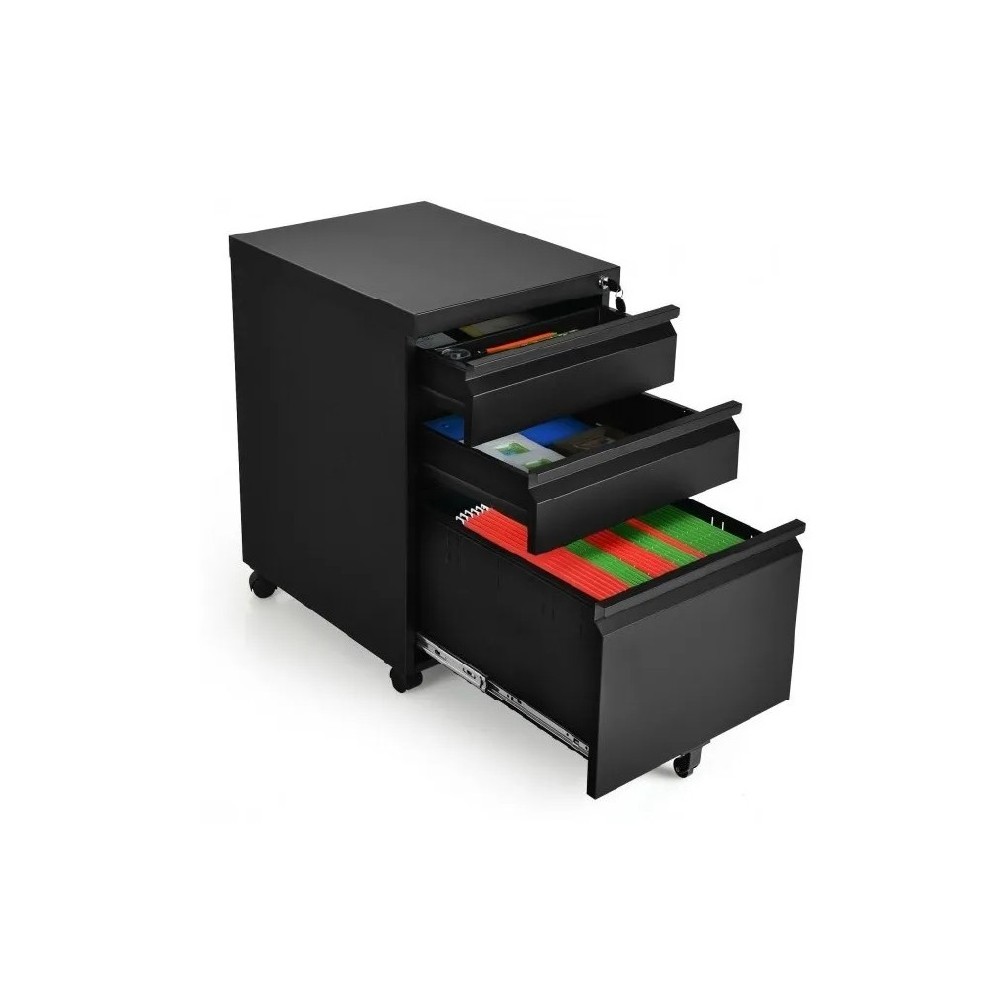 Archivero Móvil De 3 Cajones