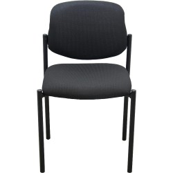 MÍO ES TUYO | Silla de Visita | Modelo MAE | Multiusos para Oficina, hogar, Escuela Color Negro