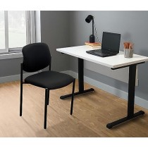 MÍO ES TUYO | Silla de Visita | Modelo MAE | Multiusos para Oficina, hogar, Escuela Color Negro