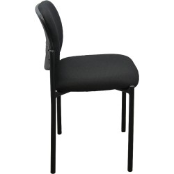 MÍO ES TUYO | Silla de Visita | Modelo MAE | Multiusos para Oficina, hogar, Escuela Color Negro