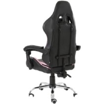 Nextep Silla Gamer Ergonómica Dragón XT Modelo Falkor Color Negro-Rosa, NE-461RS