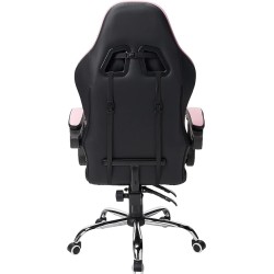 Nextep Silla Gamer Ergonómica Dragón XT Modelo Falkor Color Negro-Rosa, NE-461RS