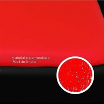 Ilios Innova Silla Plegable acojinada para Oficina, Exteriores, Home Office ergonomica (Roja con Negro)