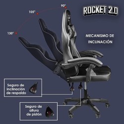 STEELPRO Silla Gamer (Negro) Black