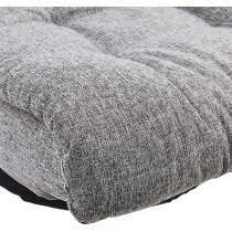 Amazon Basics - Silla giratoria de espuma con reposacabezas, ajustable, color gris