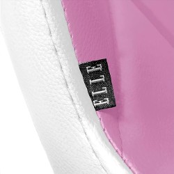 Silla de Oficina con Ruedas Giratorias Ejecutiva para Escritorio Alcochada Altura Ajustable (Morado)