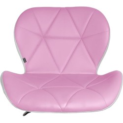 Silla de Oficina con Ruedas Giratorias Ejecutiva para Escritorio Alcochada Altura Ajustable (Morado)