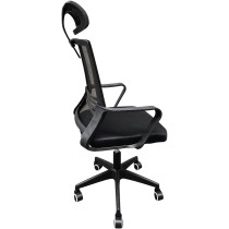 Casa easter Silla De Oficina Silla Ejecutiva Base Cromada Escritorio Economica Gran Calidad (ELMAR114/BLACK)