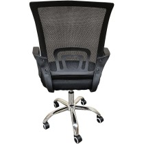 Casa easter Silla De Oficina Silla Ejecutiva Base Cromada Escritorio Economica Gran Calidad (VAPI111/BLACK)