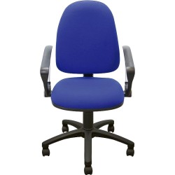 MÍO ES TUYO | Silla EJECUTIVA Grace | para casa u Oficina | Medidas 60 x 57 x 102 cm | Color Azul