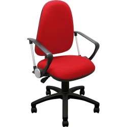 MÍO ES TUYO | Silla EJECUTIVA Grace | para casa u Oficina | Medidas 60 x 57 x 102 cm | Color Rojo