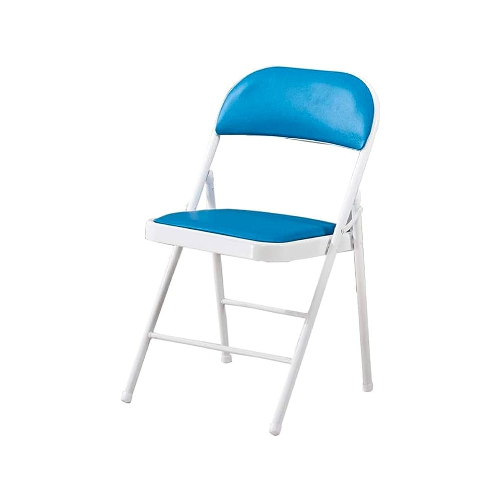 Ilios Innova Silla Plegable acojinada para Oficina, Exteriores, Home Office ergonomica (Azul Cielo)