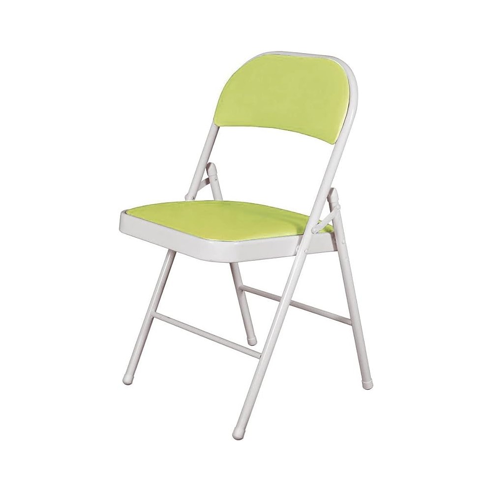 Ilios Innova Silla Plegable acojinada para Oficina, Exteriores, Home Office ergonomica (Verde Limon)