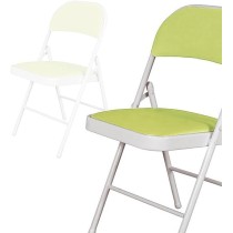 Ilios Innova Silla Plegable acojinada para Oficina, Exteriores, Home Office ergonomica (Verde Limon)
