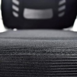 siafu Silla ejecutiva ergonómica con Respaldo reclinable y reposabrazos acolchonado abatible (Negro)