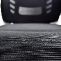 siafu Silla ejecutiva ergonómica con Respaldo reclinable y reposabrazos acolchonado abatible (Negro)