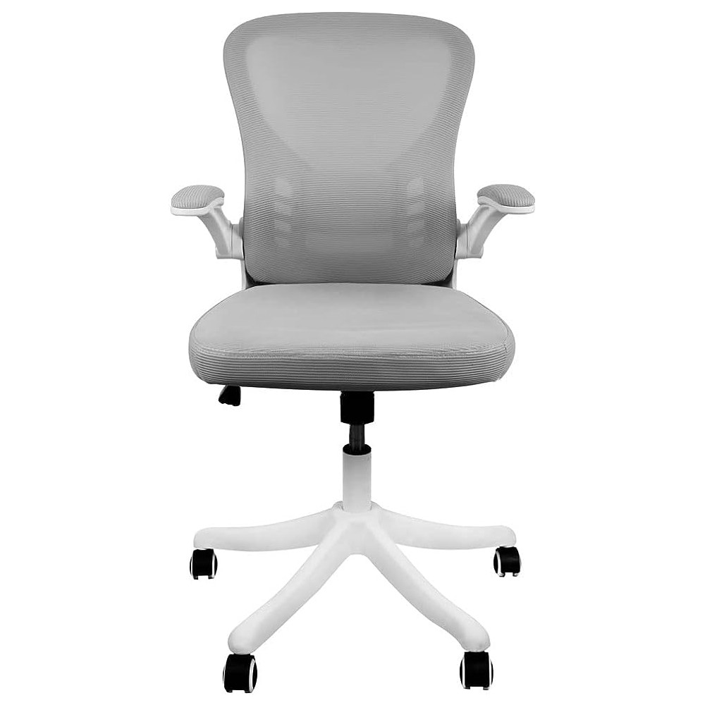 siafu Silla ejecutiva ergonómica con Respaldo reclinable y reposabrazos acolchonado abatible (Gris)