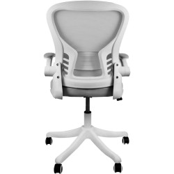 siafu Silla ejecutiva ergonómica con Respaldo reclinable y reposabrazos acolchonado abatible (Gris)